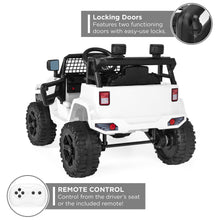 Load image into Gallery viewer, 12V Kids Ride-On Truck Car w/ Parent Remote Control, Spring Suspension
