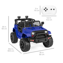 Load image into Gallery viewer, 12V Kids Ride-On Truck Car w/ Parent Remote Control, Spring Suspension
