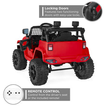 Load image into Gallery viewer, 12V Kids Ride-On Truck Car w/ Parent Remote Control, Spring Suspension
