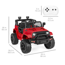 Load image into Gallery viewer, 12V Kids Ride-On Truck Car w/ Parent Remote Control, Spring Suspension
