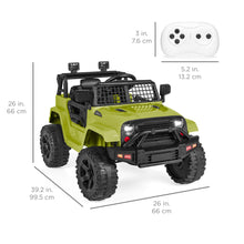 Load image into Gallery viewer, 12V Kids Ride-On Truck Car w/ Parent Remote Control, Spring Suspension
