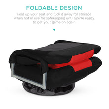 Load image into Gallery viewer, Gaming Floor Chair w/ 360-Degree Swivel, Armrest, Adjustable Backrest

