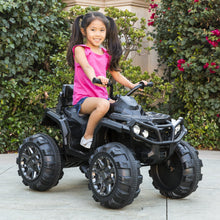 Load image into Gallery viewer, 12V Kids 4-Wheeler Quad ATV Ride-On Car w/ 3.7mph Max, Headlights, AUX
