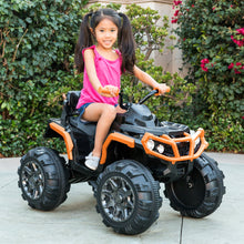 Load image into Gallery viewer, 12V Kids 4-Wheeler Quad ATV Ride-On Car w/ 3.7mph Max, Headlights, AUX
