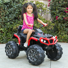 Load image into Gallery viewer, 12V Kids 4-Wheeler Quad ATV Ride-On Car w/ 3.7mph Max, Headlights, AUX
