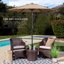 Load image into Gallery viewer, 7.5ft Outdoor Market Patio Umbrella w/ Push Button Tilt, Crank Lift
