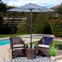 Load image into Gallery viewer, 7.5ft Outdoor Market Patio Umbrella w/ Push Button Tilt, Crank Lift
