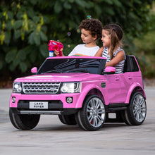 Load image into Gallery viewer, 12V 2-Seater Licensed Land Rover Ride-On w/ Parent Remote Control
