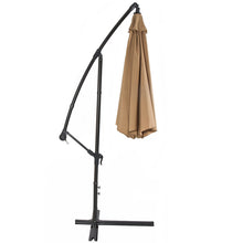 Load image into Gallery viewer, Patio Umbrella Offset 10' Hanging Umbrella Outdoor Market Umbrella New

